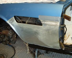 Front Wing aluminium welding