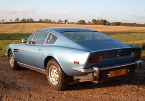 Aston Martin V8 Rear View