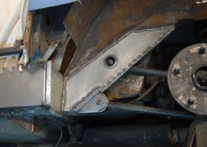 Rust in rear chassis and B-pillar